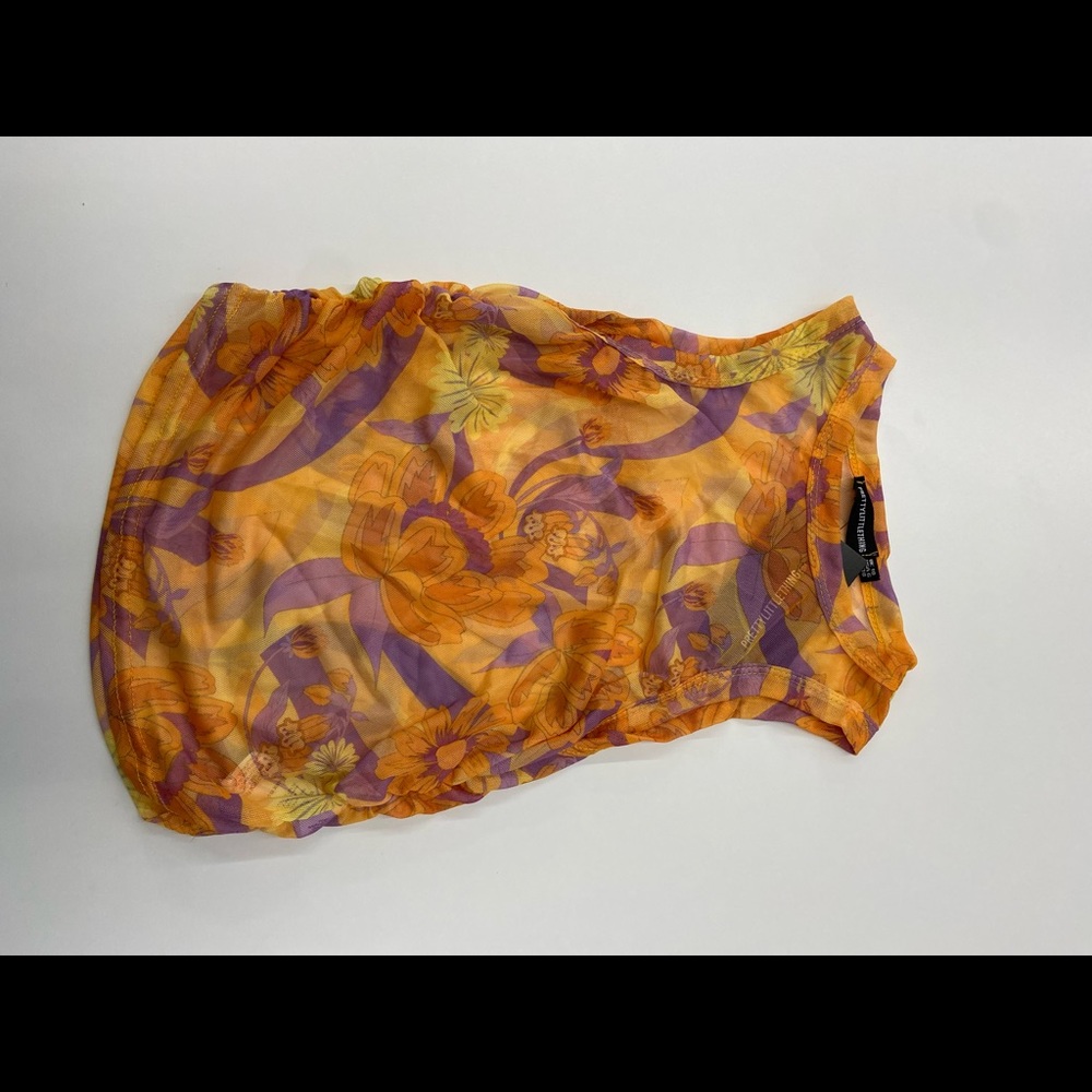 NWT Pretty Little Thing Sheer Top - Size 6